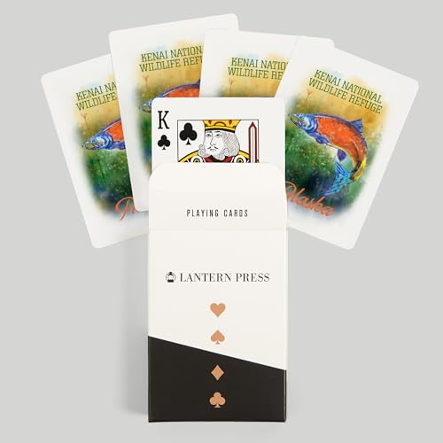 Baraja de Póker Lantern Press Kenai Alaska 52 cartas miniatura 6