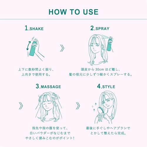 バティスト Batiste ドライシャンプー ブラッシュブロッサム 90g の商品画像 3