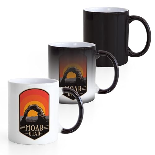 Taza mágica de cerámica CafePress 11 oz color negro miniatura 4