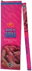 Kit de Incensos do Amor, 6 Unidades, Essência de Conexão e Paixão