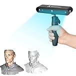 Revopoint POP 3D Scanner 0.3mm Accuracy 8 Fps Scan Speed Desktop and Handheld Fixed/Auto Scan Mode for Face and Body Scanning Modes for Color 3D Printing