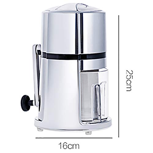 LYHD Edelstahl Manuelle Eiscrusher, Kleine Eiscrusher, Sand Maschine Manuelle Eismaschine, Home & Commercial – Bild 7