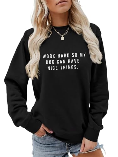 Dog Mom Sweatshirt Women Funny Gift for Dog Lover