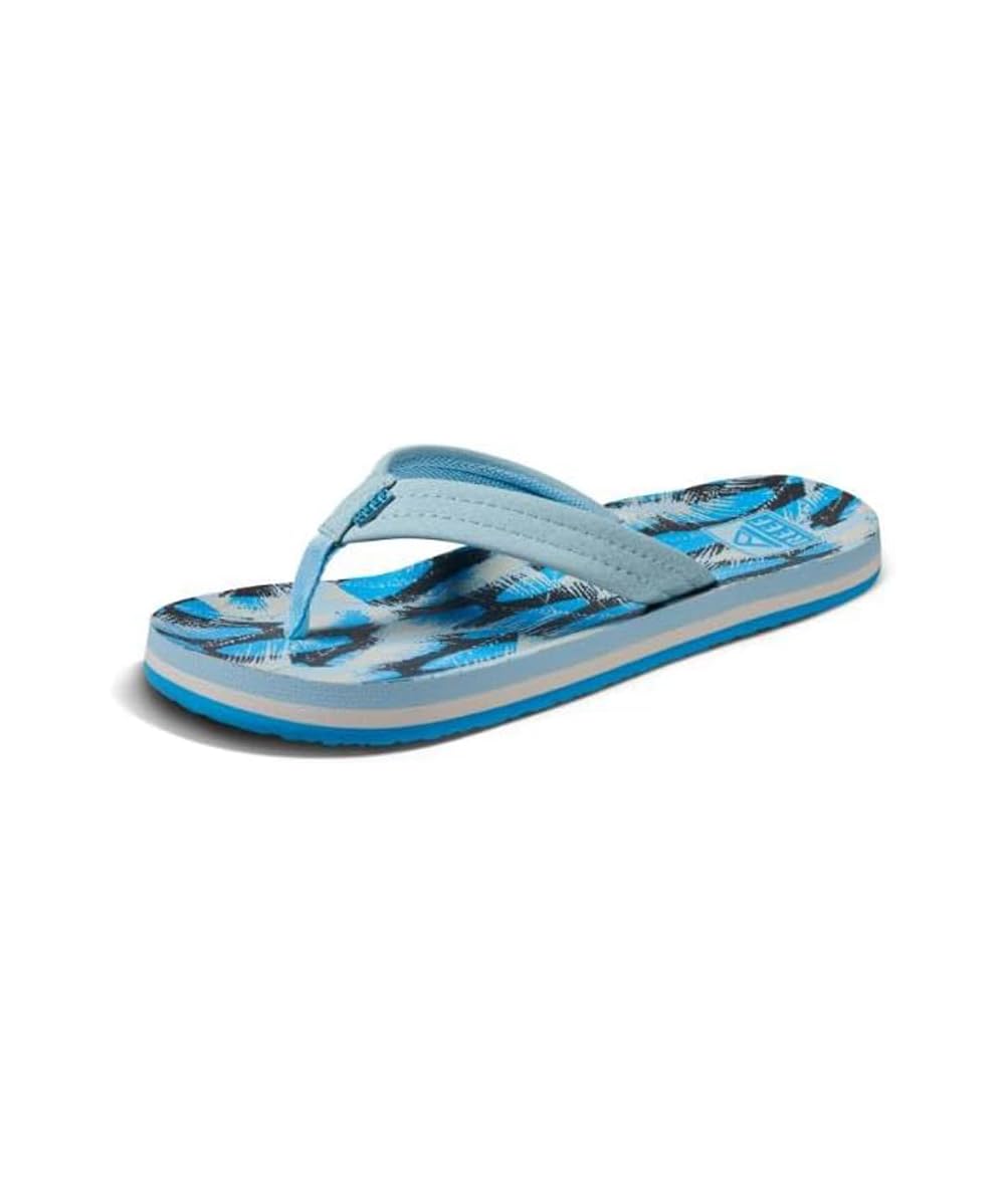 REEF Boys Kids Ahi Beach Flip Flop, Soft Cushion Footbed, Water Friendly