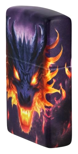 Image of Zippo Glowing Dragon Design 540 Color Glow in the Dark Pocket Lighter