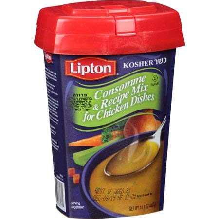 Miniatura 2 de Lipton Consomme, mezcla de sopa y condimento estilo pollo, recipiente de 14.1 onzas con tapa resellable