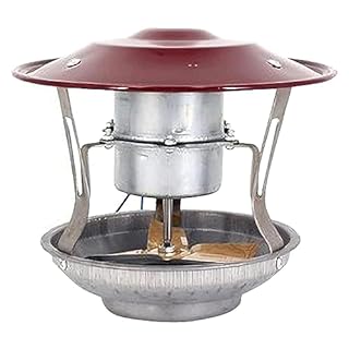 JHKJ Chimney Fireplace Fan, 60W Chimney Fan, Chimney Smoke Evacuator, Fireplace Exhaust Fan Flue Fan Chimney Draft Inducer,C