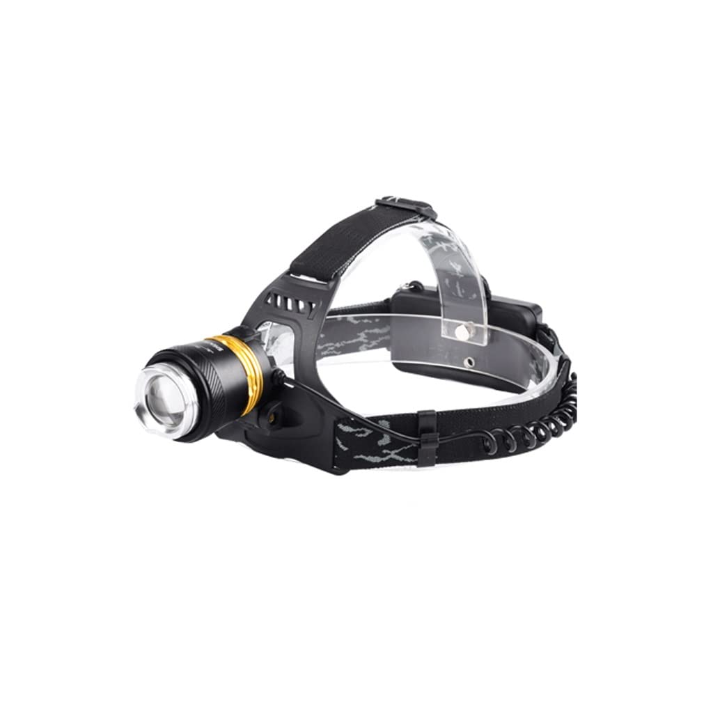 OYYMTE Long-Range Led Waterproof Rechargeable Head Wearing Bright T6 Flashlight Fishing Rice Strong Light Lamp Miner's