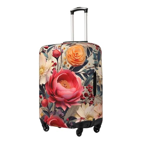 Modern Floral Luggage Suitcase Covers Elastic Washable Travel Luggage Protector Anti Scratch Travel Suitcase Protective Cover For Kid And Adult, Fits 18-32 Inch Luggage2