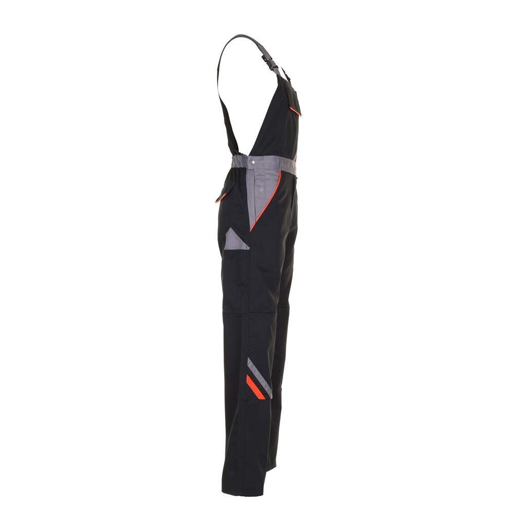 Planam Visline Peto Visline tamaño 52 en negro/naranja/zinc Unisex adulto