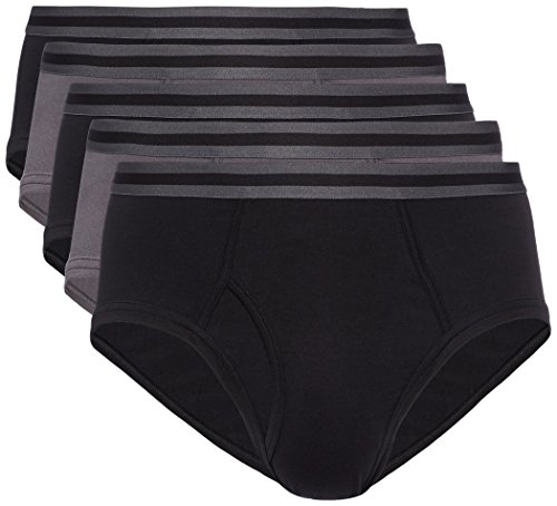find. Men s Y-Front Briefs, Pack of 5, Black X3, Charcoal X2, XL (US L - XL)