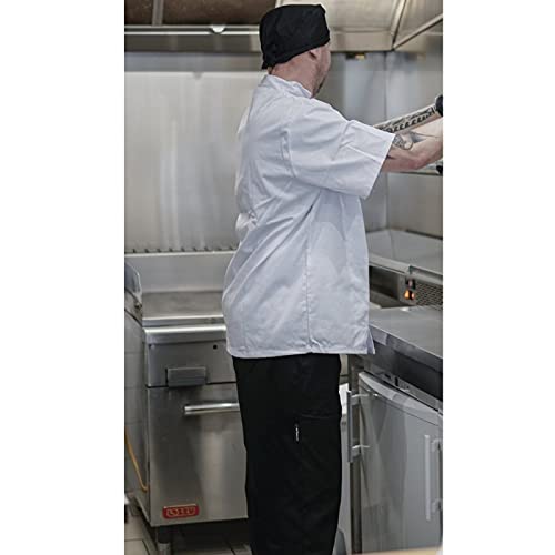 Carbonn - Pantalon de Cuisine Noir élastiqué