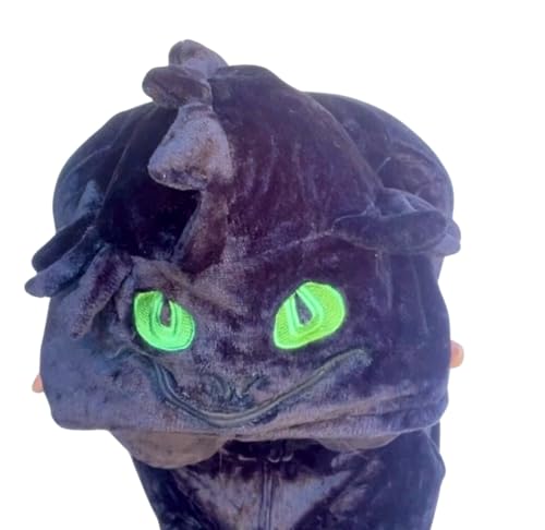 Pijama Feminino de Frio Kigurumi Dragão Banguela Menino Menina Tamanho: P 1,40-1,50