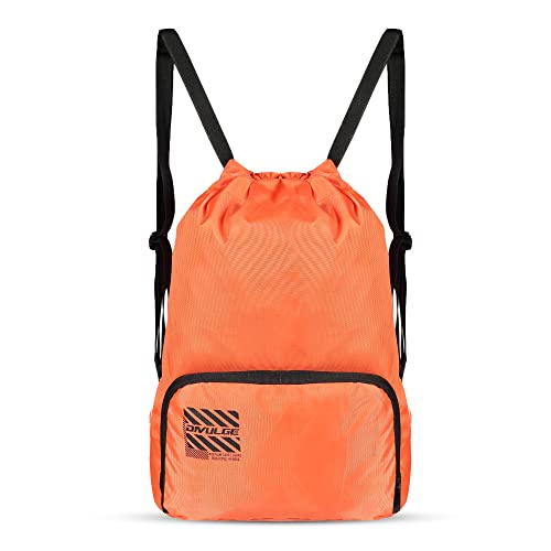 Image of DIVULGE Thunder Drawstring Daypack bag, Sports bag, Gym bags With Zip pocket (16 L Backpack)