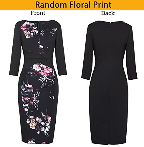 Image of VFSHOW Womens Slim Zipper Up Work Business Office Party Bodycon Pencil Sheath Dress