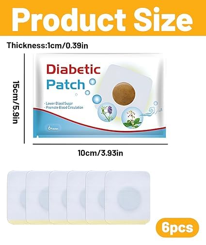 Image of New Natural Herbal Diabetes Sticker | Herbal Patches with Natural Ingredients For Men & Women (10pcs each in 2 Pack)