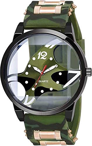 Liberty Cart GREEN TRANSPARENT ANALOG WATCH - FOR BOYS & GIRLS COMBO WATCH Analog-Digital Watch - For Boys & Girls Analog Watch - For Boys