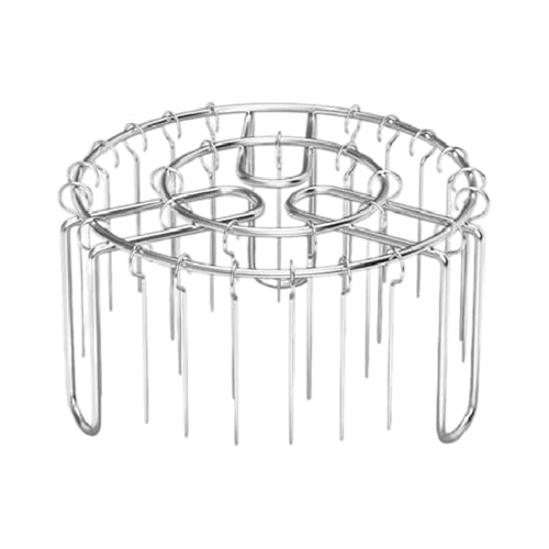 Estante para brochetas de freidora de aire compacto de 12 pulgadas con base antideslizante 2