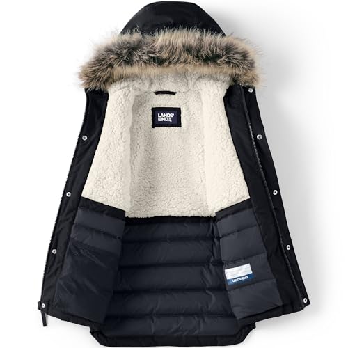 Lands' End Kids Expedition Waterproof Winter Down Parka Black Kids Large3
