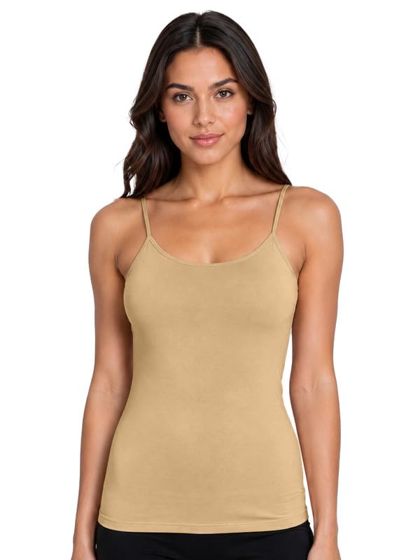 trendmalls Fabulous Inners Stretch Cotton Camisole for Women - Relaxed Fit, Soft and Breathable with Adjustable Strap-picture-42