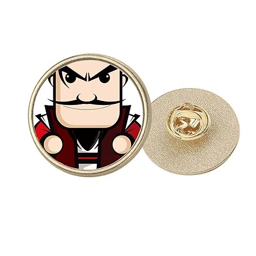Broche clip dorée Chaogai : sublimez vos vêtements sans abîmer le tissu