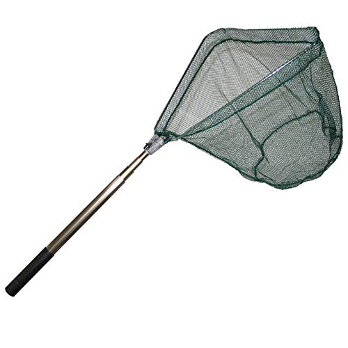 DierCosy Duradera Pescado Red de Aterrizaje automático Plegable de Nylon Red de Pesca con telescópica Polo manija Equipos de Pesca