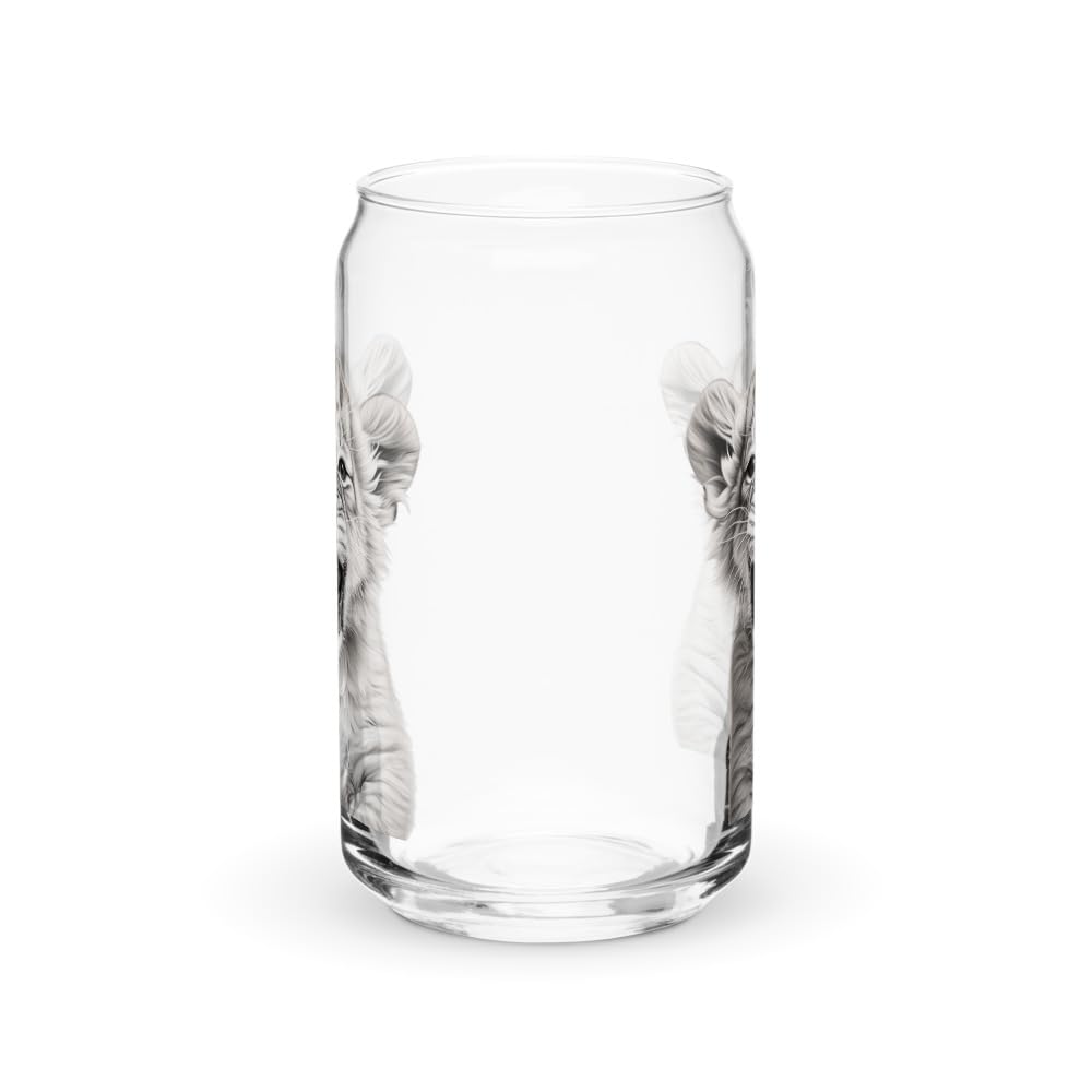 baby tiger Can-shaped glass