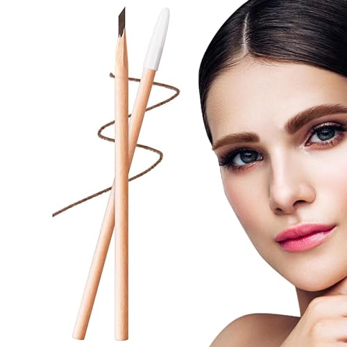 Lápiz de Cejas - Maquillaje Impermeable de Larga Duración,Lápiz Madera Delineador Cejas - Para Citas Desplazamientos Trabajo Fiesta Deportes al Aire Libre Día de San Valentín y Cumpleaños