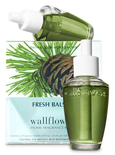 Bath & Body Works Slatkin & Co. Wallfowers Home Fragrance Refills - 2 Refill Bulbs - Fresh Balsam