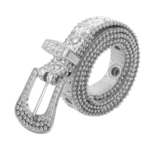 Adjustable Rhinestone Vintage Waist Belt for Women Sleek Fashion Dress and Casual Jeans Belt Eye Catching Decorative Accessory for Special Occasions