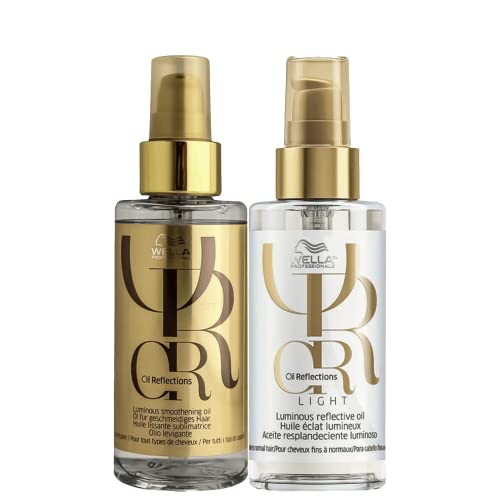Cabelos Radiantes: Descubra o Wella Professionals Oil Reflections Light 4 Kit Wella Professionals Oil Reflections & Reflective Light (2 Pro...