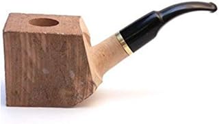 Briar Wood Pipe Block, Briar Wood Block, DIY Pipe Design, Pre-Drilled for Perfect Pipe