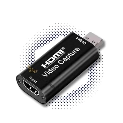 Placa de Captura de Vídeo e Áudio HDMI 4K para USB 2.0. Dispositivo para Captura de Gravação ou Transmissão para Streaming- Marca: Brave Tech