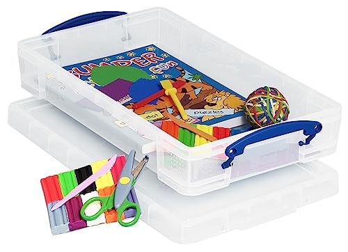 Really Useful Box 6-litrowe plastikowe pudełko do przechowywania, przezroczyste