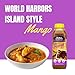 World Harbors Island Mango Sauce & Marinade - Low-Calorie, Sweet & Tangy Perfect Sauce for Chicken, Fish, Beef, Wings, Dipping, Stir-Frying, Salad Dressing. Made in USA 16-Fl Oz Bottle (Pack of 3)