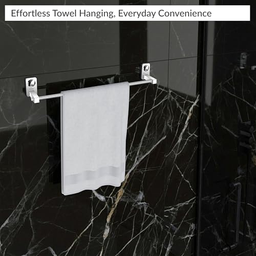 Image of Plantex (Primax) Metro Stainless Steel Towel Hanger for Bathroom /Towel Rod /Bar /Towel Stand /Bathroom Accessories(2 feet Long)