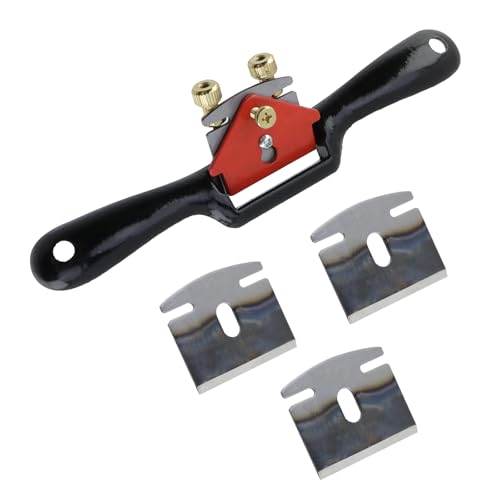 T Tulead Adjustable Metal Spokeshave Woodworking Tool