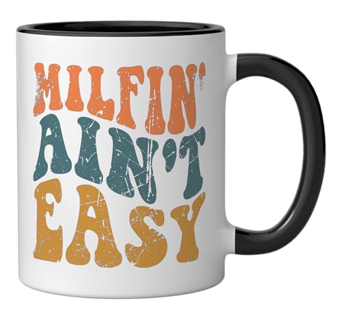 Taza de Cerámica Negra/Blanca 11 Onzas miniatura 2