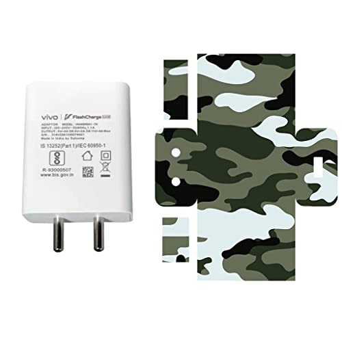 Image of AtOdds - Compatible for Vivo Flash Charger (44W) - Charger /Adapter Skin Wrap (MiltryCamo)