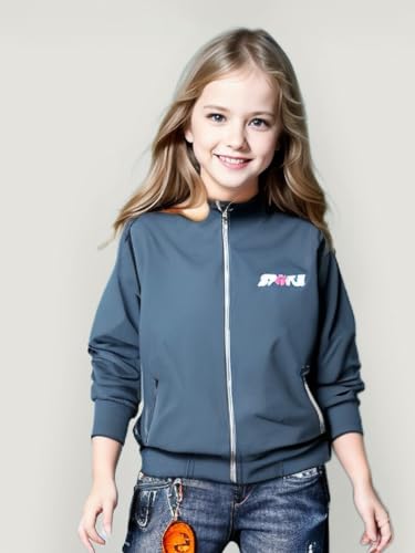 Image of HRKK Kids Windcheaters Solid Polyester Blend Jackets for Boys and Girls |