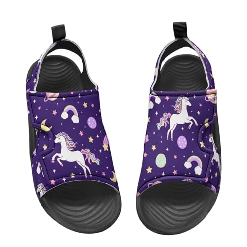 Forchrinse Girls Sandals Summer Slip On Sport Sandals Outdoor Open-Toe Shoes for Toddler/Little Kid/Big Kid