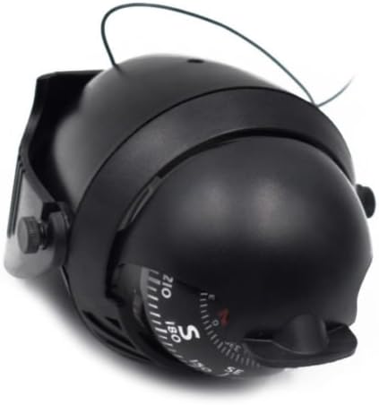 LED Light Marine Compass 360° Pivoting Electronic Ball Navigation for Car Boat