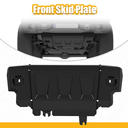 Broaddict Skid Plate Kit Fit For Ford Bronco 4Dr 2.3L 2021 2022 2023 Aluminum Front Engine Transmission Transfer Case Skid Plate Bumper Guard Accessories #TOP2