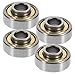 SOLUSTRE Front Wheel Bearings for Manual Wheelchair 0.79 Inch Ball Bearings Replacement Parts for Wheelchair Front Wheels Durable Accessories