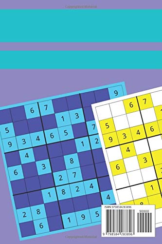 Miniatura 2 de Sudoku variety pack. Easy, medium & hard puzzles 100 puzzles. 6x9 travel size. Easy to carry (Travel Sudoku variety packs. On the go or at home !)