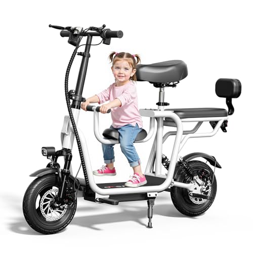 EILLEO 750W Electric Scooter with 3 Seats