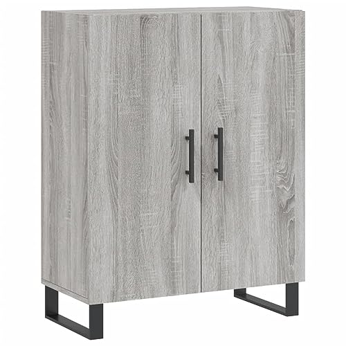 Xichuzi Aparador de Madera de ingeniería Gris Sonoma 69,5x34x90 cm, Mueble Salon, Aparadores para Salon, Mueble Comedor, Mueble Auxiliar, Aparador Cocina, Aparador Entrada Recibidor - 827754 - imagen 2