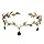 SHUOHONG Diademe Femme Elfique, Tiara Cristal Couronne, Rétrocouronne Princesse, Accessoires Cheveux Mariage pour Concours de Mariée Proms de Mariage Princesse Parties Anniversaire Crown (Vert)