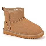 [Mishansha] ムートンブーツ キッズ 女の子 スノーブーツ 男の子 アウトドア 冬用 子供靴 裏ボア 保温 防寒ブーツ 滑り止め 雪遊び 通学