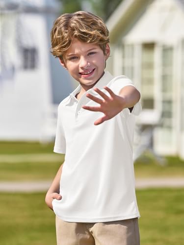 Polo à manches courtes pour garçons de 5 à 14 ans basique - 3